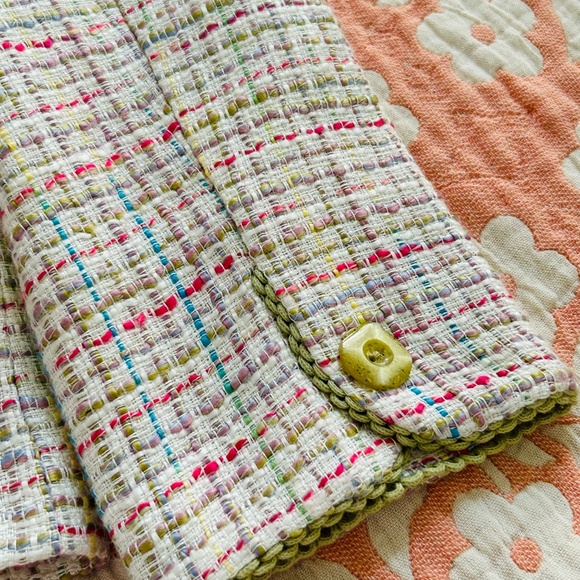 Vintage Henry Lee multi-colored tweed blazer! Size 14! - Picture 10 of 10